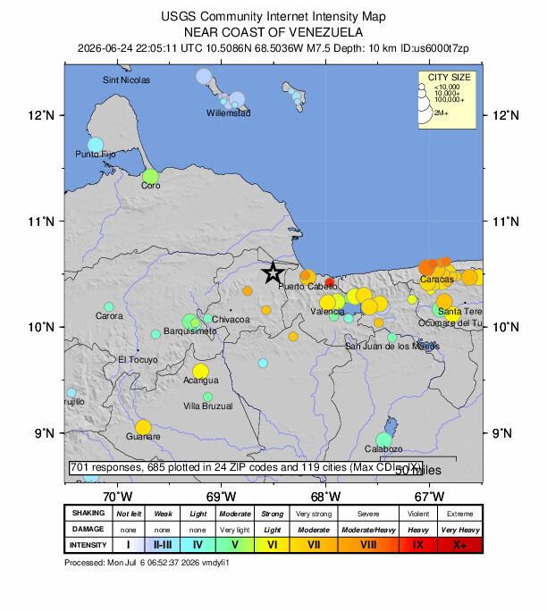 Terremoto en Venezuela: qué pasó, balance oficial y cómo ayudar