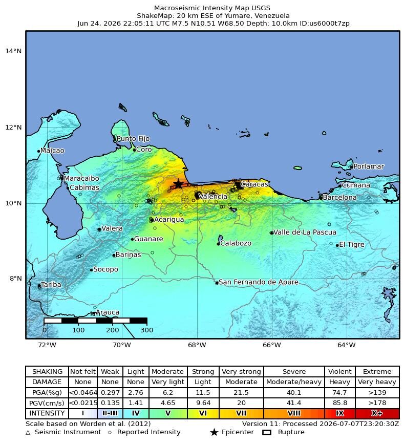 El terremoto de Venezuela ya es el más mortífero en un siglo: 3.535 fallecidos